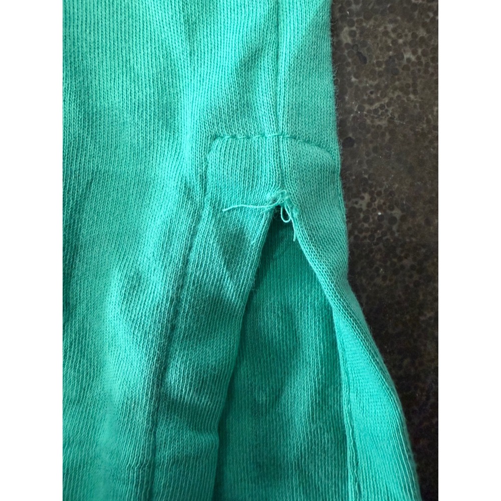 Polo Ralph Lauren Mens Large Green Pique Polo Shirt Purple Pony Short Sleeve - Picture 7 of 9